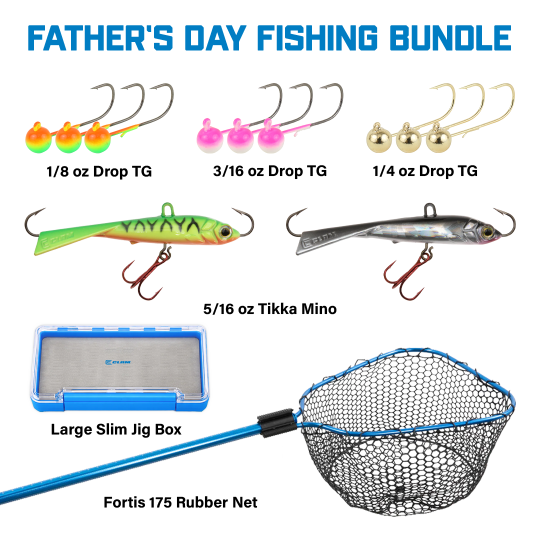 clam ice fishing lures Tikka Flash 3/32oz / Pink Wonderbread Glow 1/16 oz Size #18 Clam Gold Glow Tackle Drop