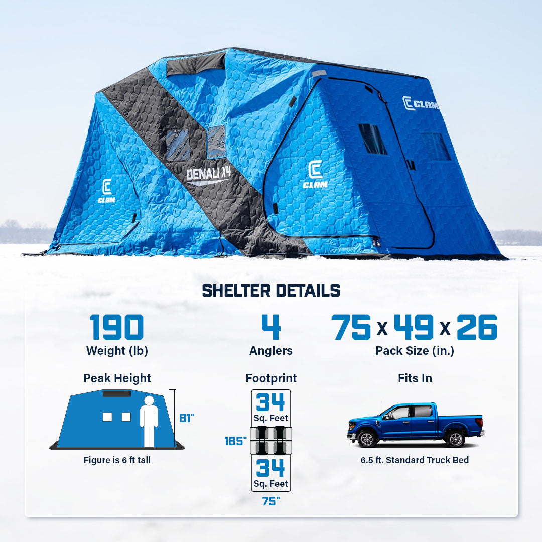 Denali X4 – Clam Outdoors