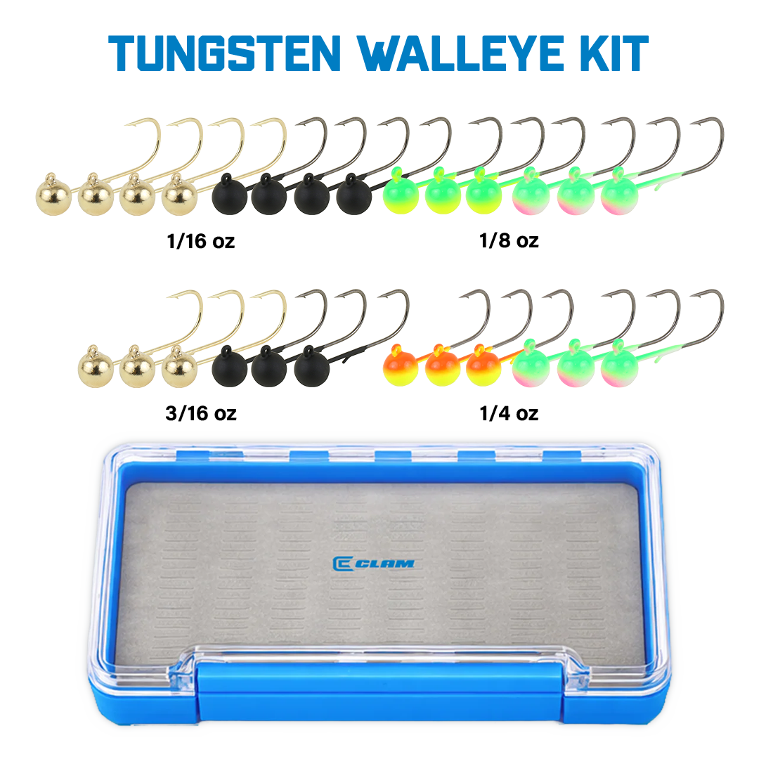 Tungsten Walleye Jig Bundle