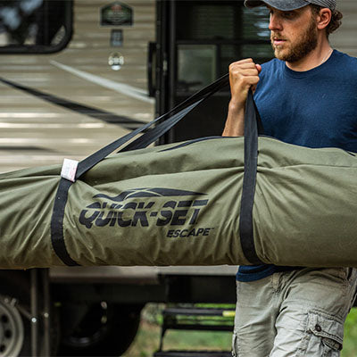 Green Venture Bundle With Three Wind Panels – Clam Outdoors