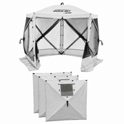 Gray Venture With Three Wind Panels