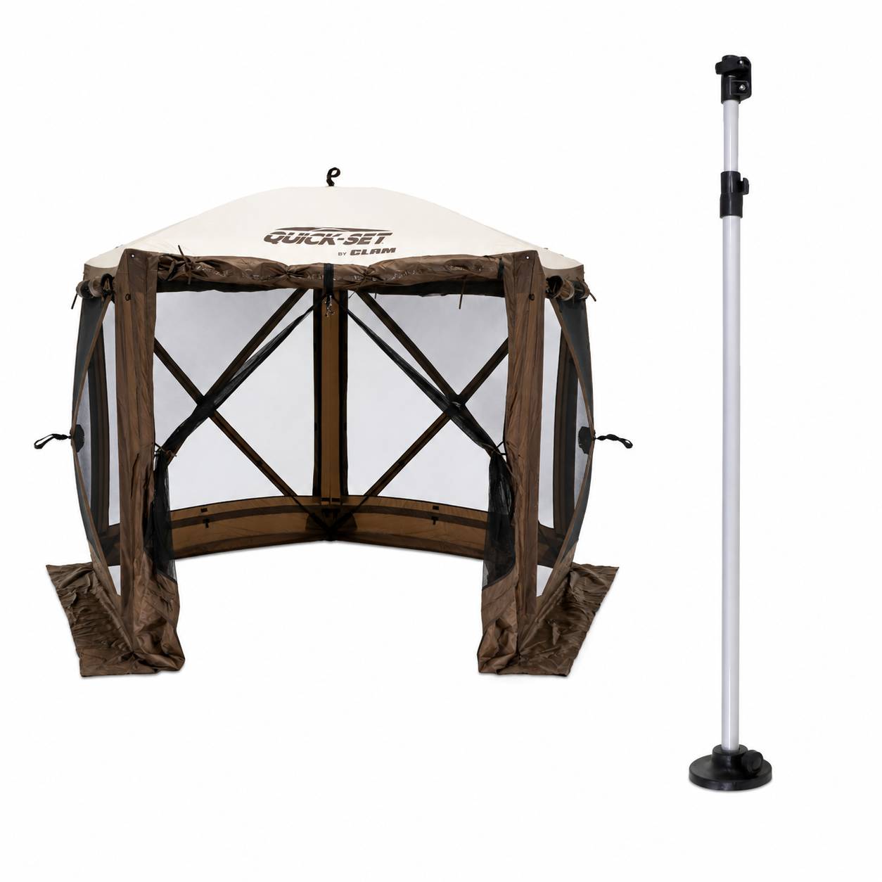 Brown Adventure With Support Pole