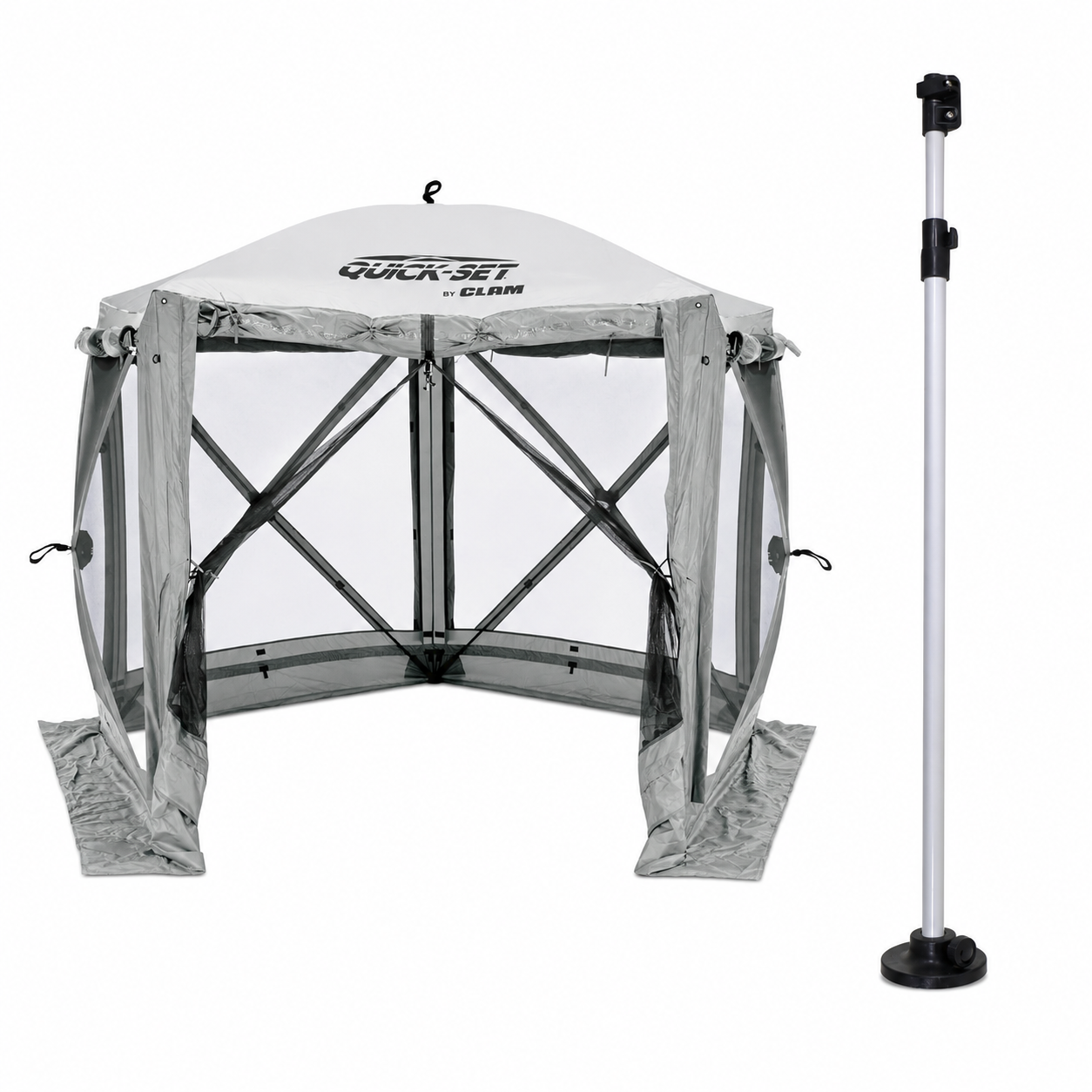 Gray Adventure With Support Pole