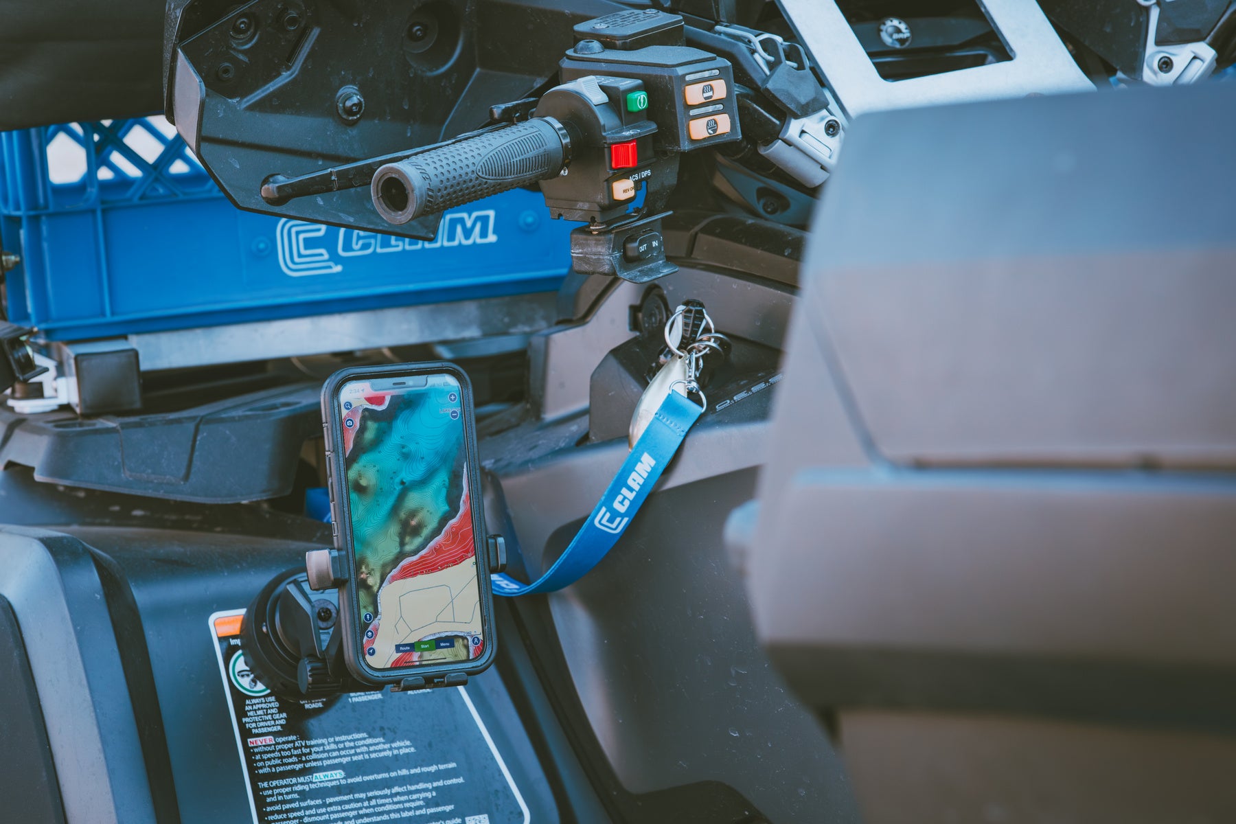 ClamLock Phone Holder