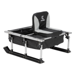 Sled with a single seat on two skis