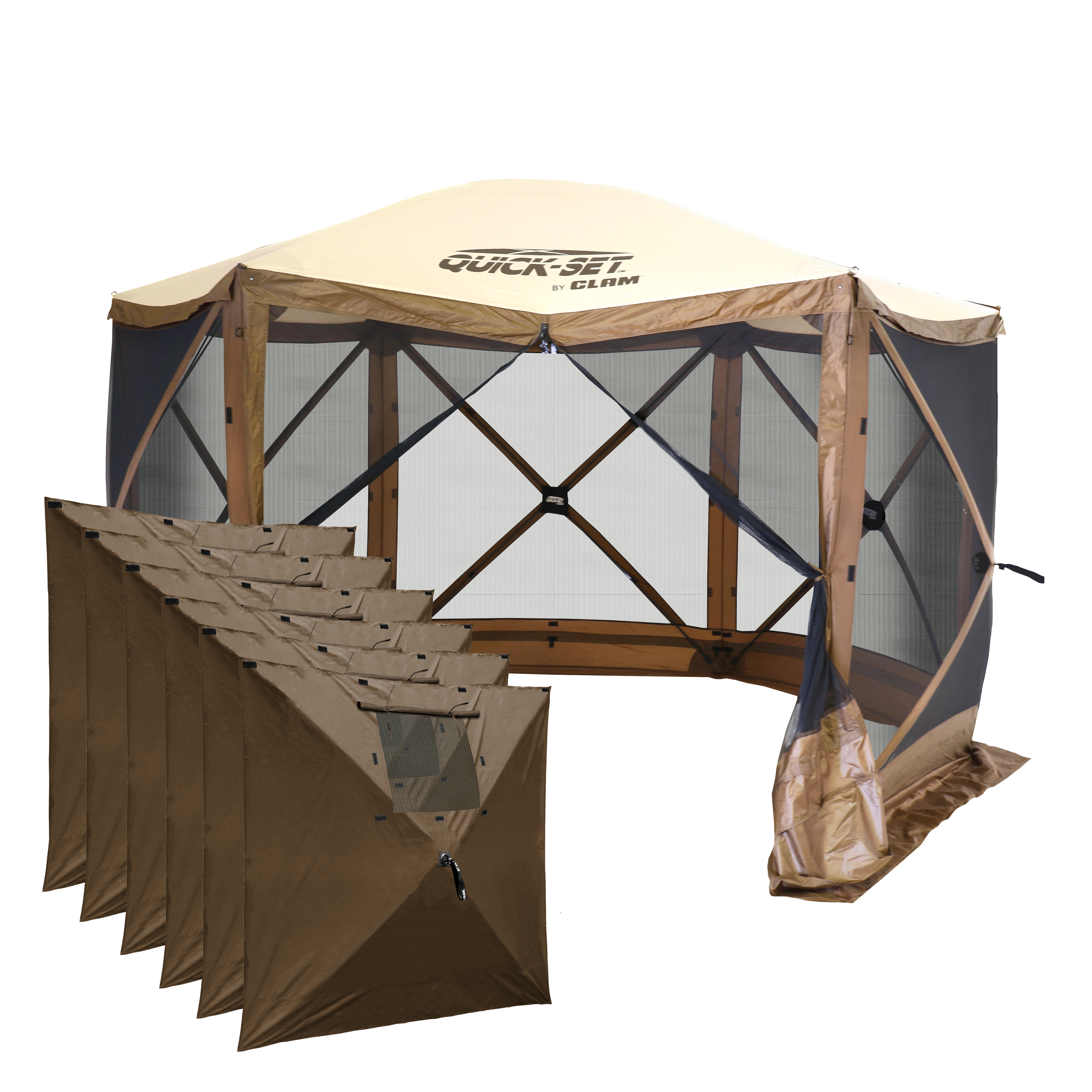 Brown Escape With 6 Wind Panels