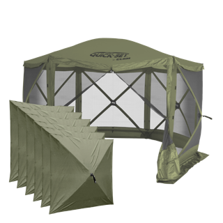 Green Escape With 6 Wind Panels