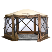 Pavilion with floor bundle
