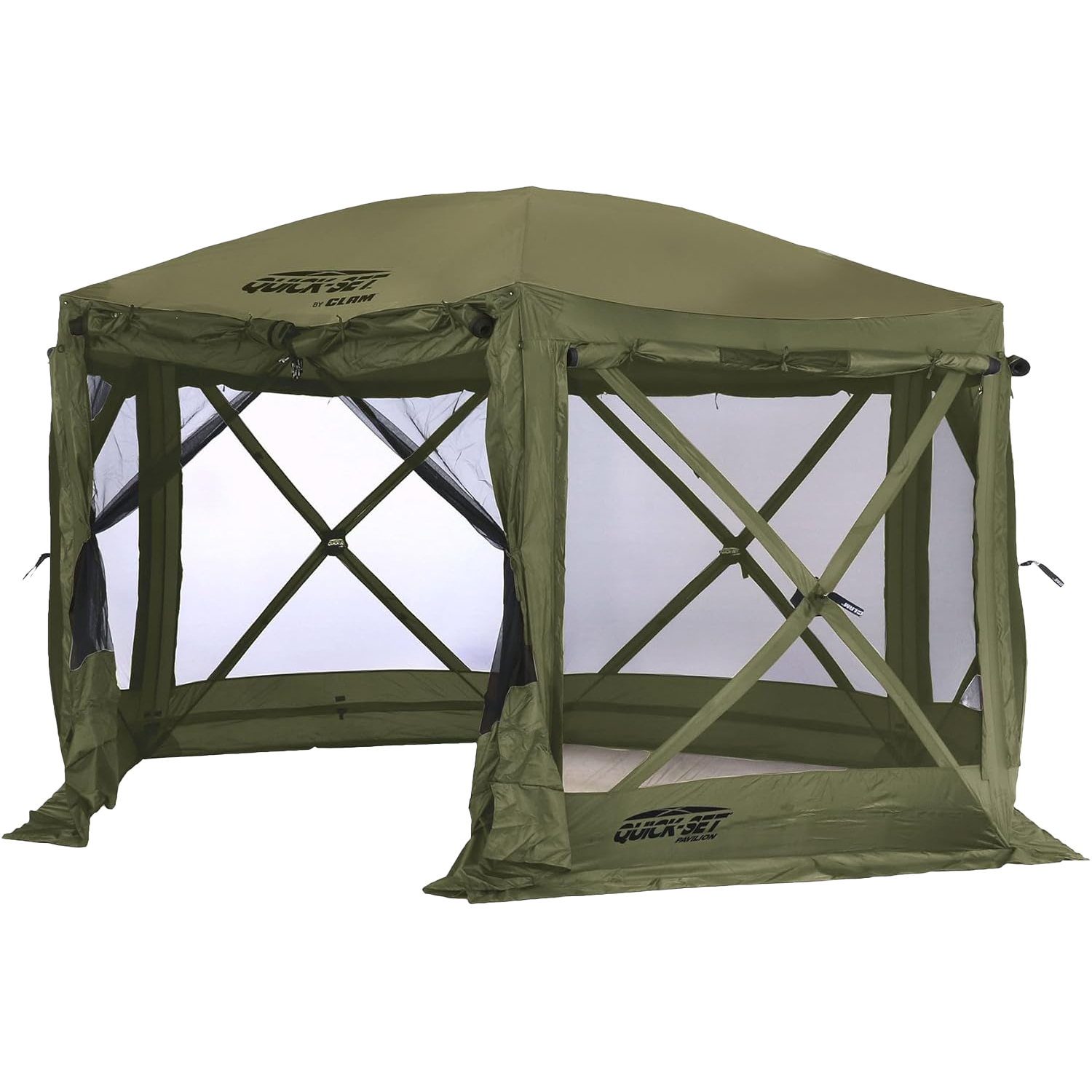 Clam Pavilion Screen Shelter with Wind Panels