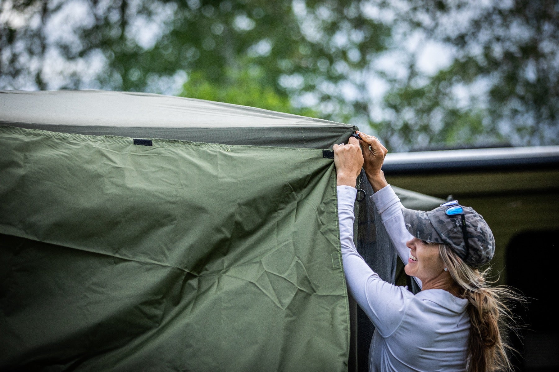 あめめテント Green Wind Panels – Clam Outdoors