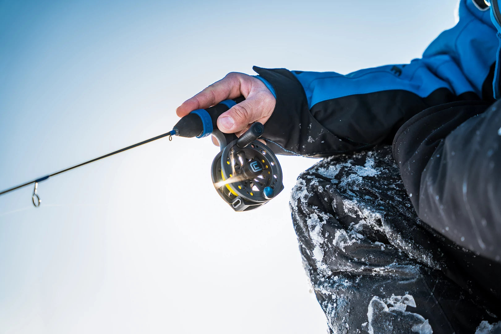 all calm straight line ice fishing reels amazon Straight Drop Reel