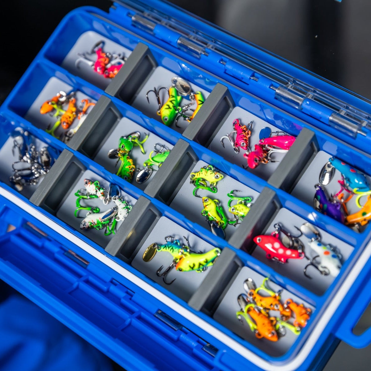 cool tackle boxes Nomad Design Vibe Storage Box colored design ensures your lures stay in great condition. Plano EDGE 3700 Terminal