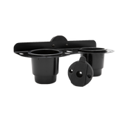 ClamLock Double Cup Holder