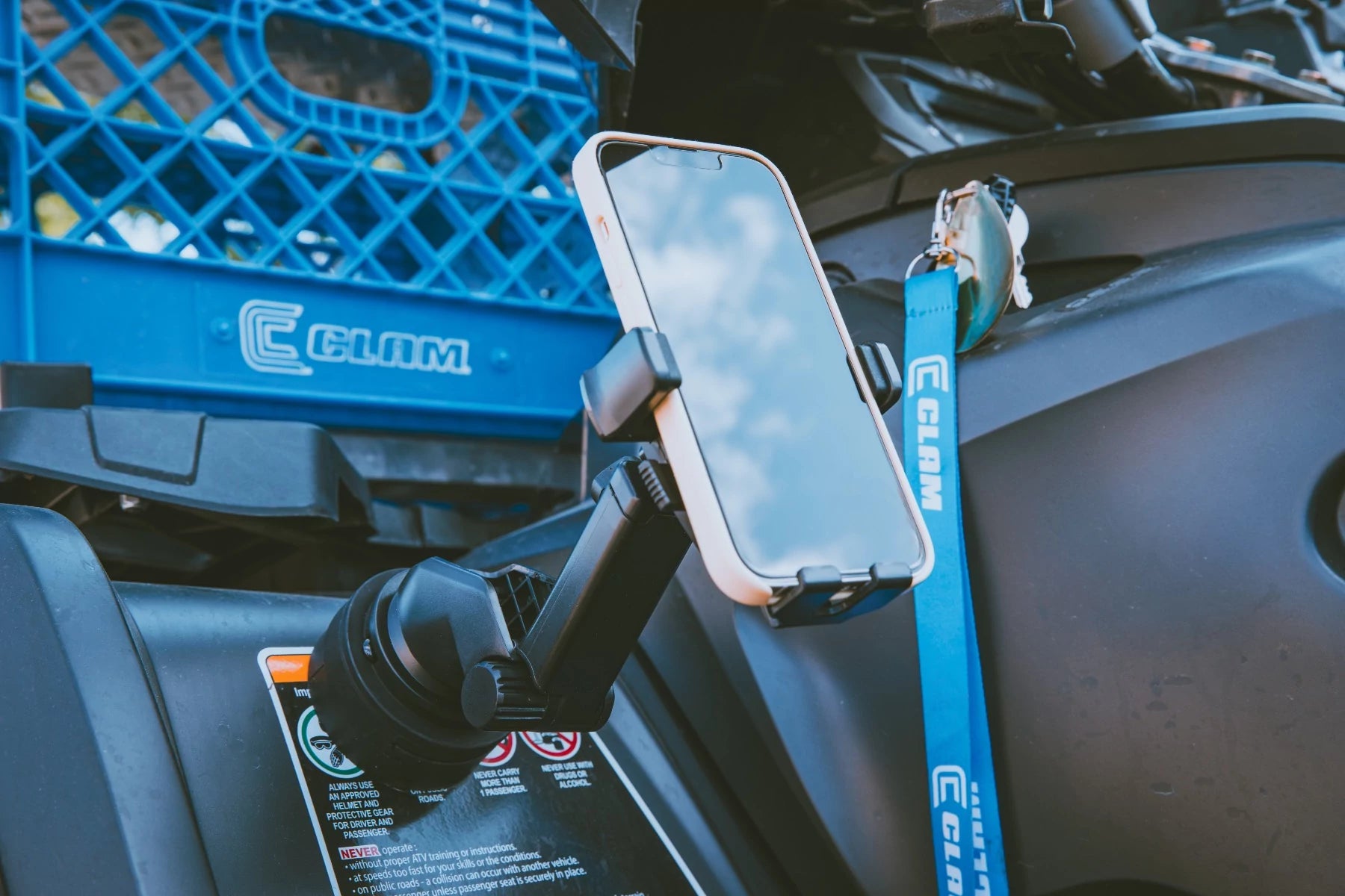 ClamLock Phone Holder