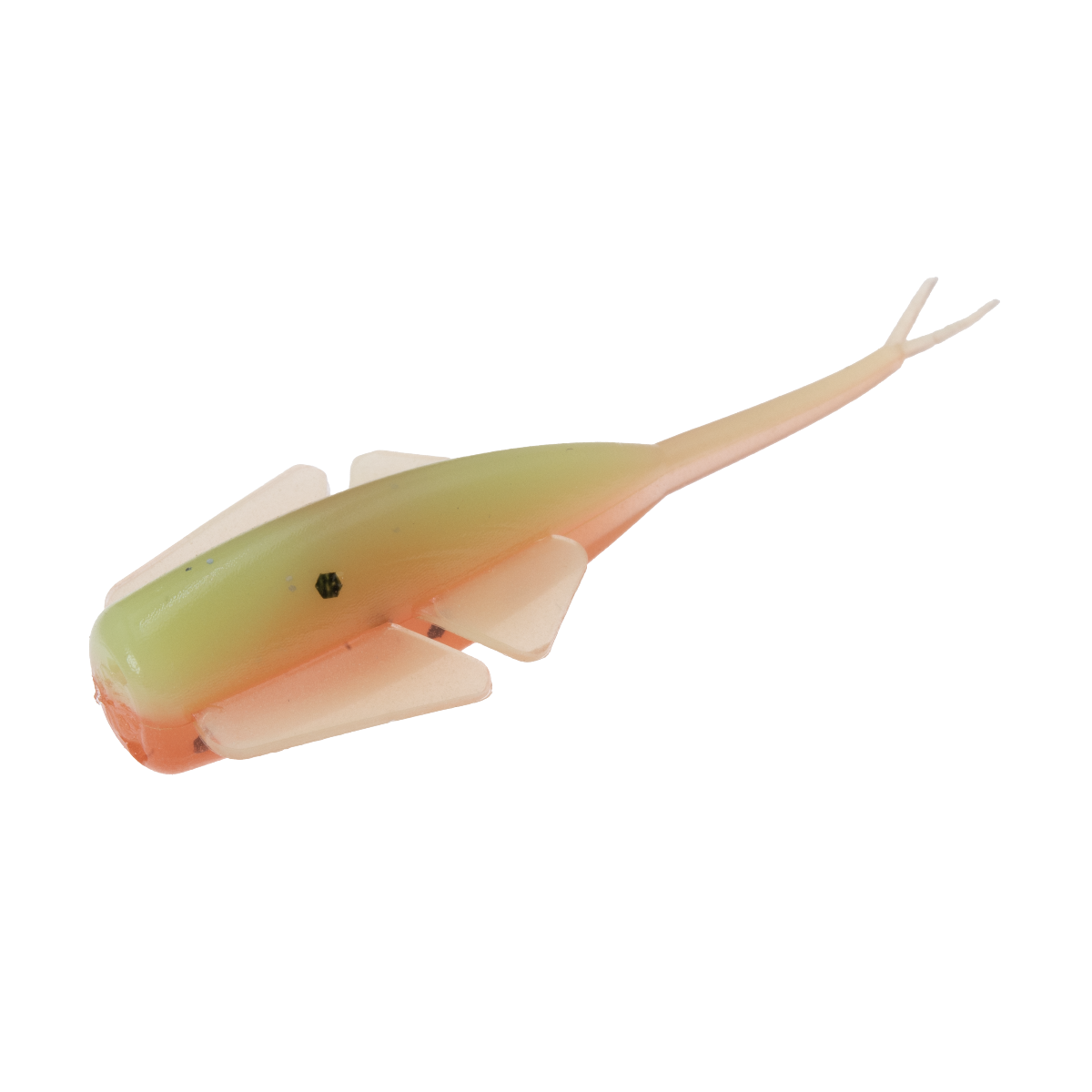 bulk flutter fish lure Clam Niku Flutter Fry Chartreuse Orange Glow