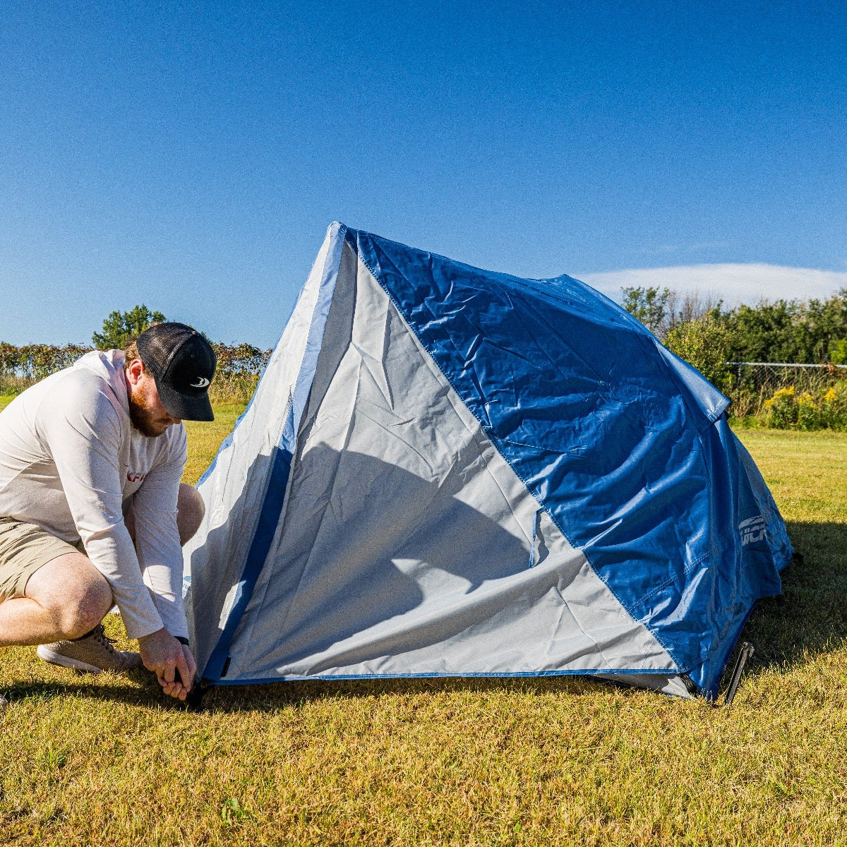 Clam Apex 3-Person A-Frame Camping Tent – Instant Pop-Up with Rain Fly – Clam Outdoors