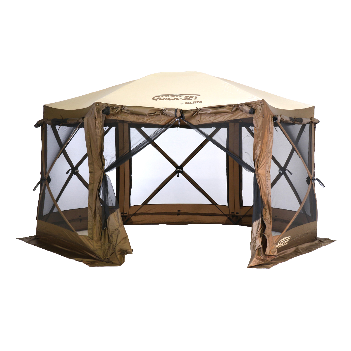 Brown Pavilion Bundle With Pavilion Floor – Clam Outdoors Brown Pavilion Bundle With Pavilion Floor – Clam Outdoors