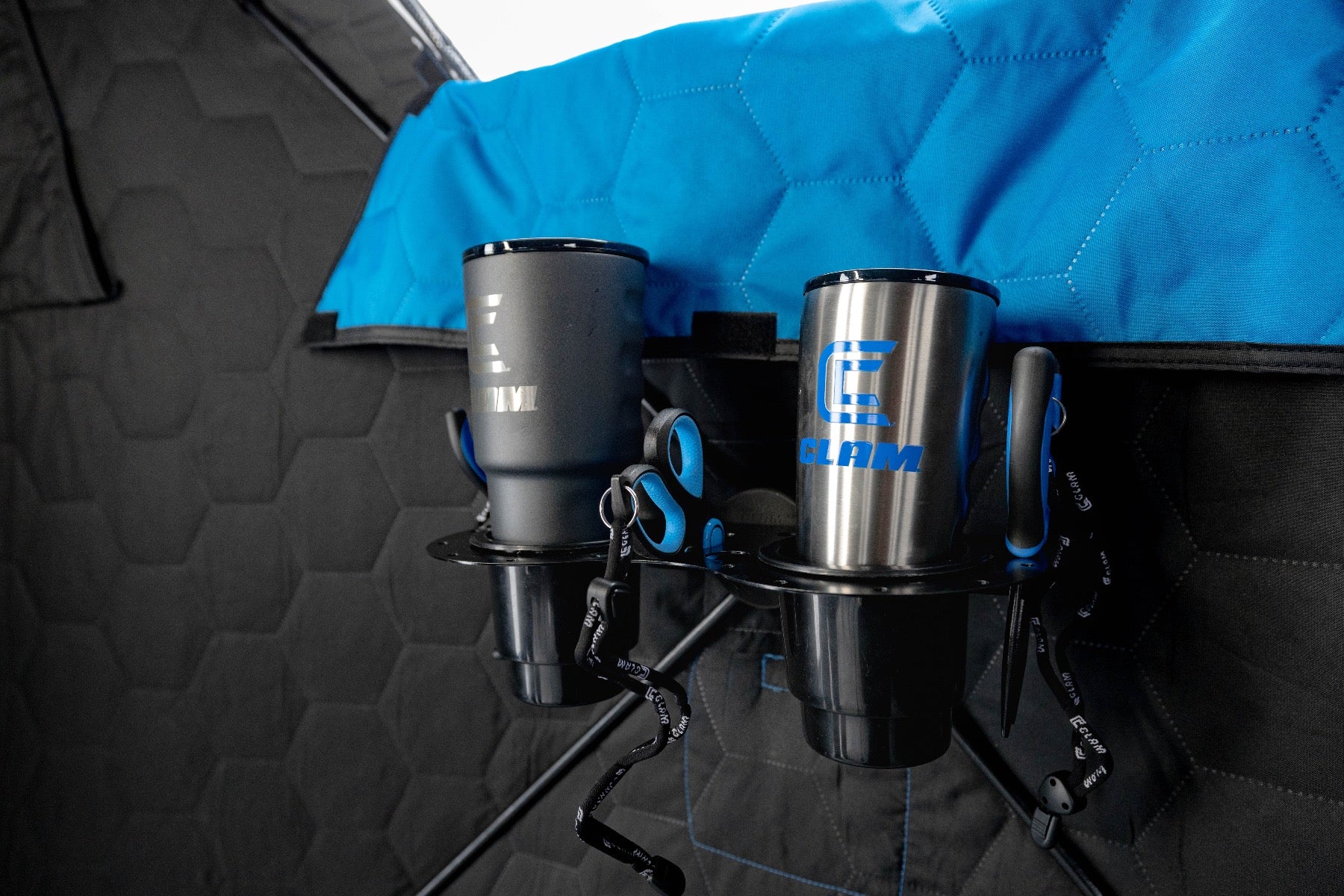 ClamLock Double Cup Holder