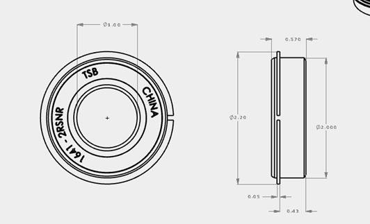 Shielded Ball Bearing (1641-2RSNR)