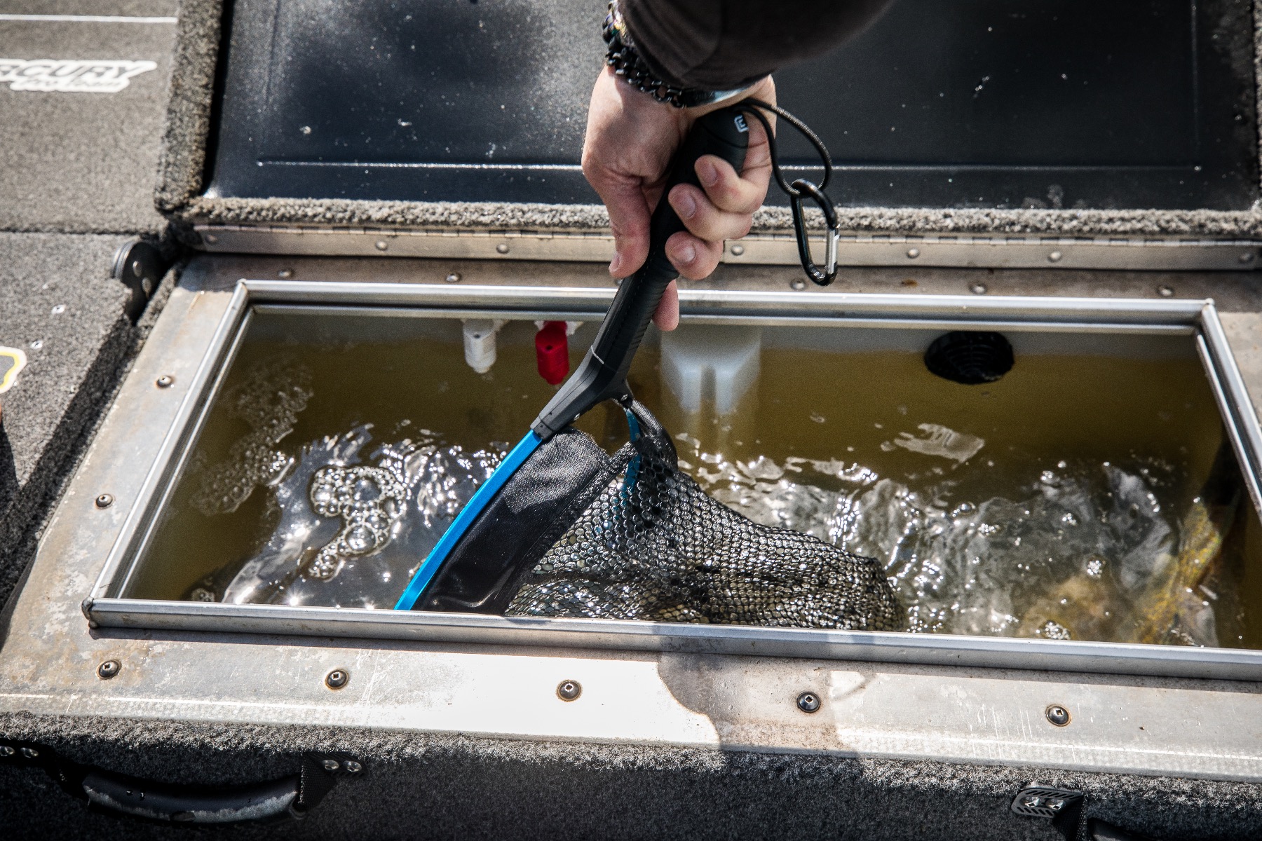 Floating Livewell and Trout Net