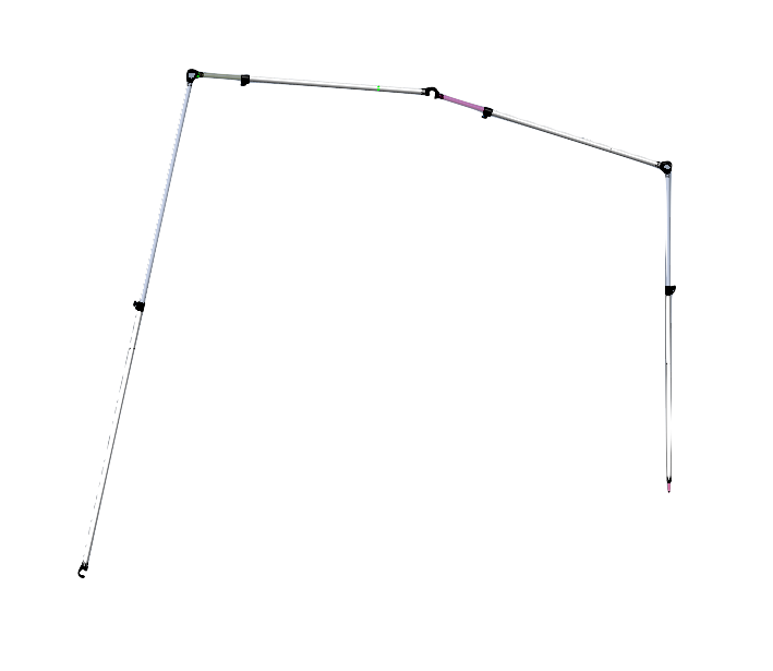 Spreader Pole Kit Yukon XT/Voyager XT/ Thermal XT