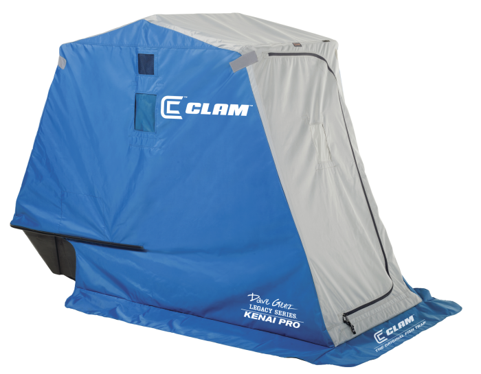 Clam Kenai Pro Thermal Stealth Ice Fishing Shelter at Glen's