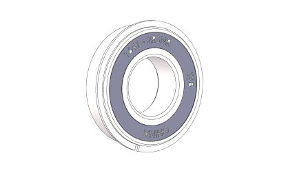 Shielded Ball Bearing (1641-2RSNR)