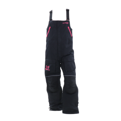 IA Wmen Rise Bib,Blk/Fuchsia, S IS23