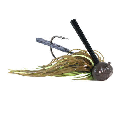 A.T. Football Head Jig 3/8oz, Dirty Gill