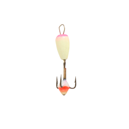 Drop Spoon, Size 16, 1/32oz, White/Pink