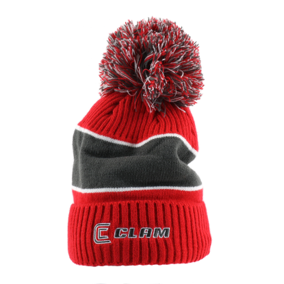 Clam Pom Hat, Red, IS22