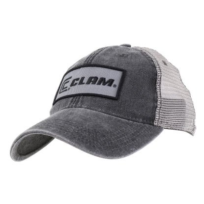 Clam Legacy Distressed Hat - Black/Grey