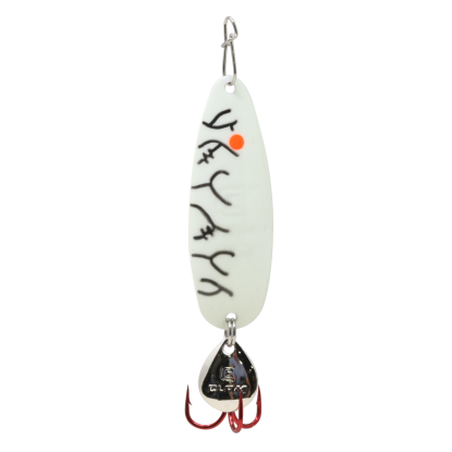 Ribbon Leech Spoon,1/16oz, White Lghtng