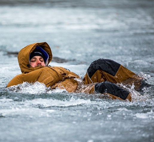 Clam ice armor suit fashion